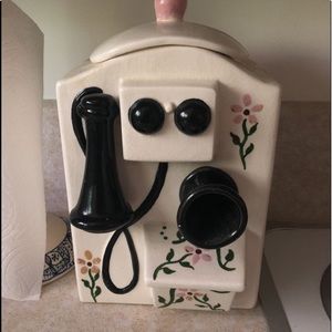 Ca. Pottery tele cookie jar, vintage